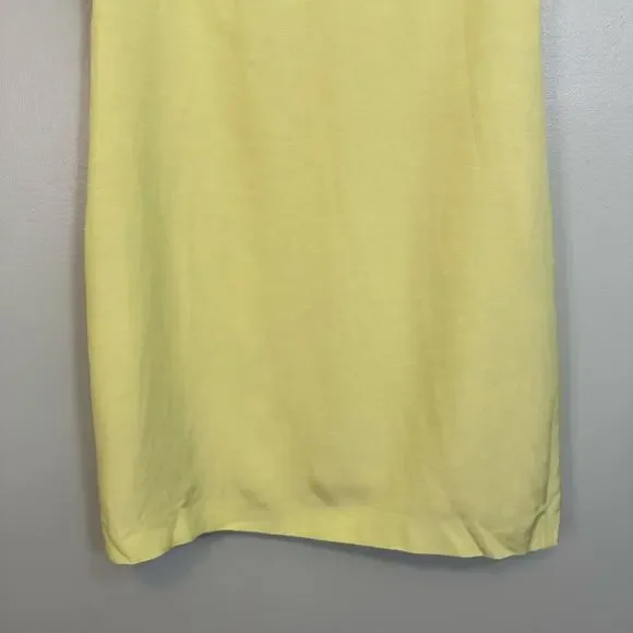 Brooks Bothers Mini Sheath Dress 12 Pink Green Colorblock Linen Blend Sleeveless - Picture 6 of 8